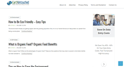 Desktop Screenshot of earthuntouched.com