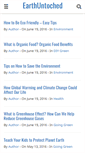 Mobile Screenshot of earthuntouched.com